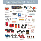 CMC Rope Rescue Team Kit with  4 Fire Rescue Harnesses - RescueGear.com
 - 4