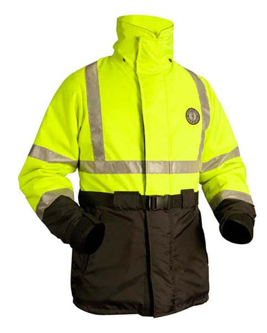 Mustang Survival High Visibility Flotation Coat(ANSI 107-2004 Class 2 Compliant) - RescueGear.com
 - 1