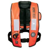 Mustang Survival Inflatable Work Vest with HIT (Auto Hydrostatic) with Back Flap & SOLAS Reflective Tape - RescueGear.com
 - 1