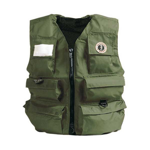 Mustang Survival Inflatable Fisherman's Vest (Manual) - RescueGear.com
