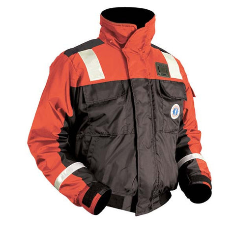 Mustang Survival Classic Flotation Bomber Jacket with SOLAS Reflective Tape MJ6214 G1 - RescueGear.com
 - 1