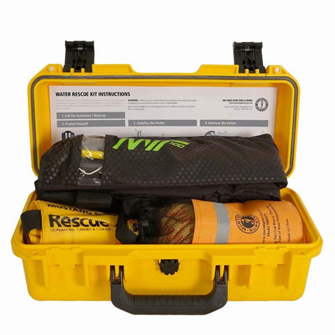 Mustang Survival Water Rescue Kit - M.I.T. 100 Inflatable PFD, Throw Bag, Rescue Stick - RescueGear.com
