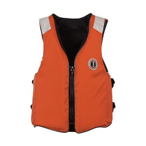 Mustang Survival Classic Industrial Vest with SOLAS Reflective Tape - RescueGear.com
