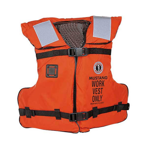 Mustang Survival Work Vest with SOLAS Reflective Tape - RescueGear.com
