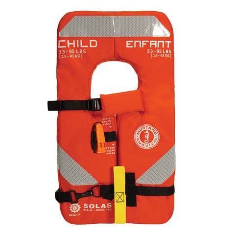 Mustang Survival 4-ONE SOLAS Child Vest (MED/TC/USCG Approved) - RescueGear.com
 - 1