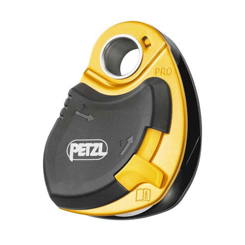 Petzl PRO Drop Proof Pulley, Locked When Loaded, NFPA, 95% Efficiency, 205g - RescueGear.com
 - 1