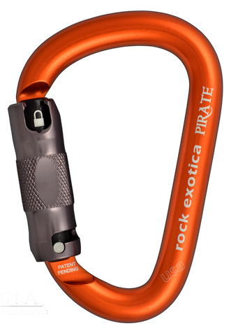 Rock Exotica Pirate Auto-Lock Carabiner - RescueGear.com
 - 1