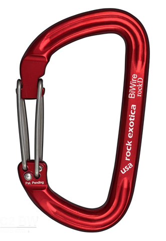 Rock Exotica RockD BiWire Carabiner - RescueGear.com
