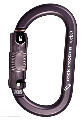 Rock Exotica RockO Auto-Lock Carabiners - RescueGear.com
 - 1