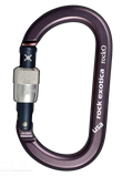 Rock Exotica RockO Screw-Lock Carabiner - RescueGear.com
 - 1