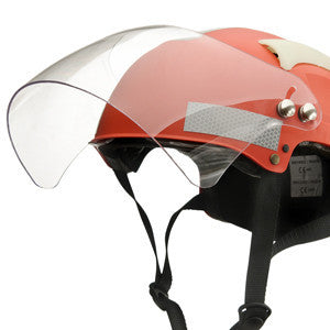 Leader Semi-Integral Transparent Marine Visor, 130mm - RescueGear.com
