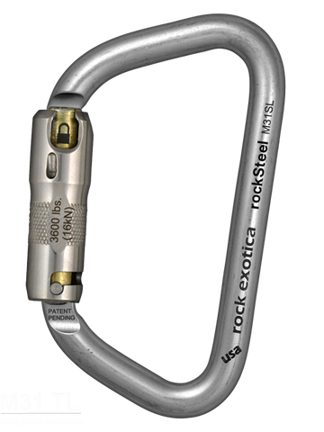 Rock Exotica RockSteel Carabiners - RescueGear.com
 - 1