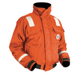 Mustang Survival Classic Flotation Bomber Jacket with SOLAS Reflective Tape MJ6214 G1 - RescueGear.com
 - 2