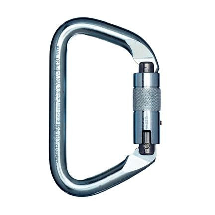 PMI SMC Large Steel D Carabiner, Safety Lock - RescueGear.com
